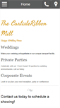Mobile Screenshot of carlisleribbonmill.com